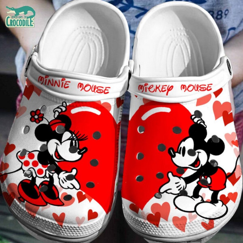 Footwearmerch Mickey And Minnie Mouse Cartoon Crocs Crocband Clogs Shoes Comfortable For Men Women And Kids H3vgc.jpg