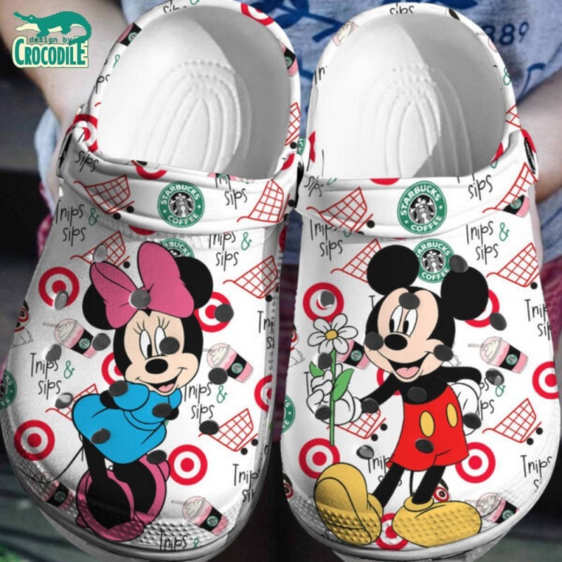 Footwearmerch Mickey And Minnie Mouse Cartoon Crocs Crocband Clogs Shoes Comfortable For Men Women And Kids Ispk8.jpg