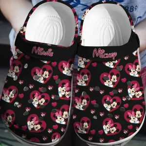 Footwearmerch Mickey And Minnie Mouse Cartoon Crocs Crocband Clogs Shoes Comfortable For Men Women And Kids Lavjz.jpg