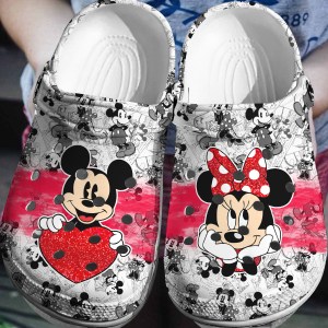 Footwearmerch Mickey And Minnie Mouse Cartoon Crocs Crocband Clogs Shoes Comfortable For Men Women And Kids Lx4ew.jpg