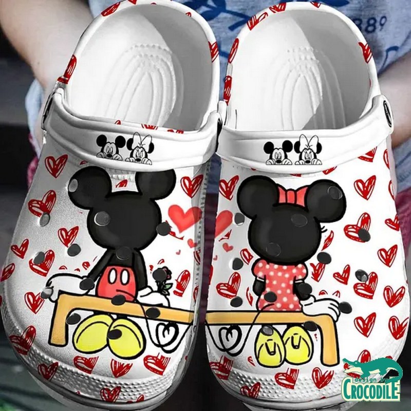 Footwearmerch Mickey And Minnie Mouse Cartoon Crocs Crocband Clogs Shoes Comfortable For Men Women And Kids Ncy38.jpg