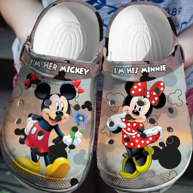 Footwearmerch Mickey And Minnie Mouse Cartoon Crocs Crocband Clogs Shoes Comfortable For Men Women And Kids Nkkyi.jpg