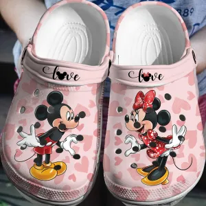 Footwearmerch Mickey And Minnie Mouse Cartoon Crocs Crocband Clogs Shoes Comfortable For Men Women And Kids Qr64a.jpg