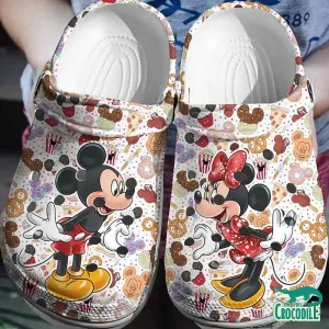 Footwearmerch Mickey And Minnie Mouse Cartoon Crocs Crocband Clogs Shoes Comfortable For Men Women And Kids Qwmop.jpg