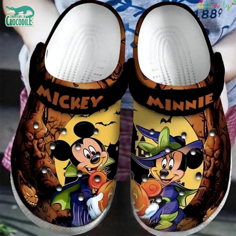 Footwearmerch Mickey And Minnie Mouse Cartoon Crocs Crocband Clogs Shoes Comfortable For Men Women And Kids U608c.jpg