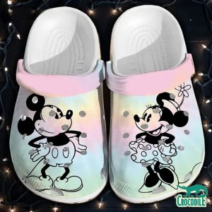 Footwearmerch Mickey And Minnie Mouse Cartoon Crocs Crocband Clogs Shoes Comfortable For Men Women And Kids U8mki.jpg