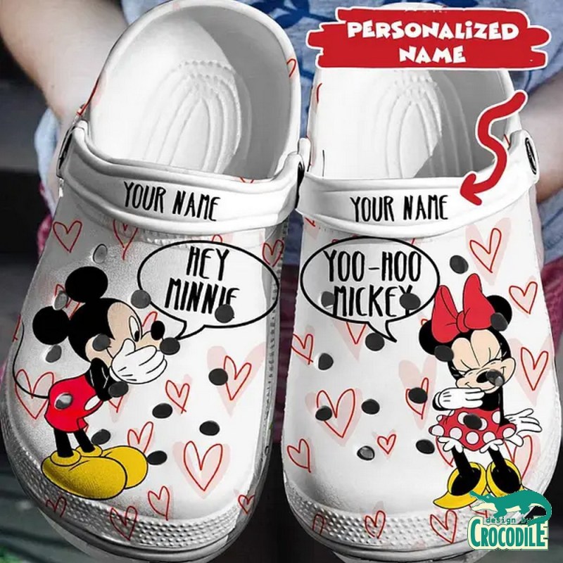 Footwearmerch Mickey And Minnie Mouse Cartoon Crocs Crocband Clogs Shoes Comfortable For Men Women And Kids V77fh.jpg