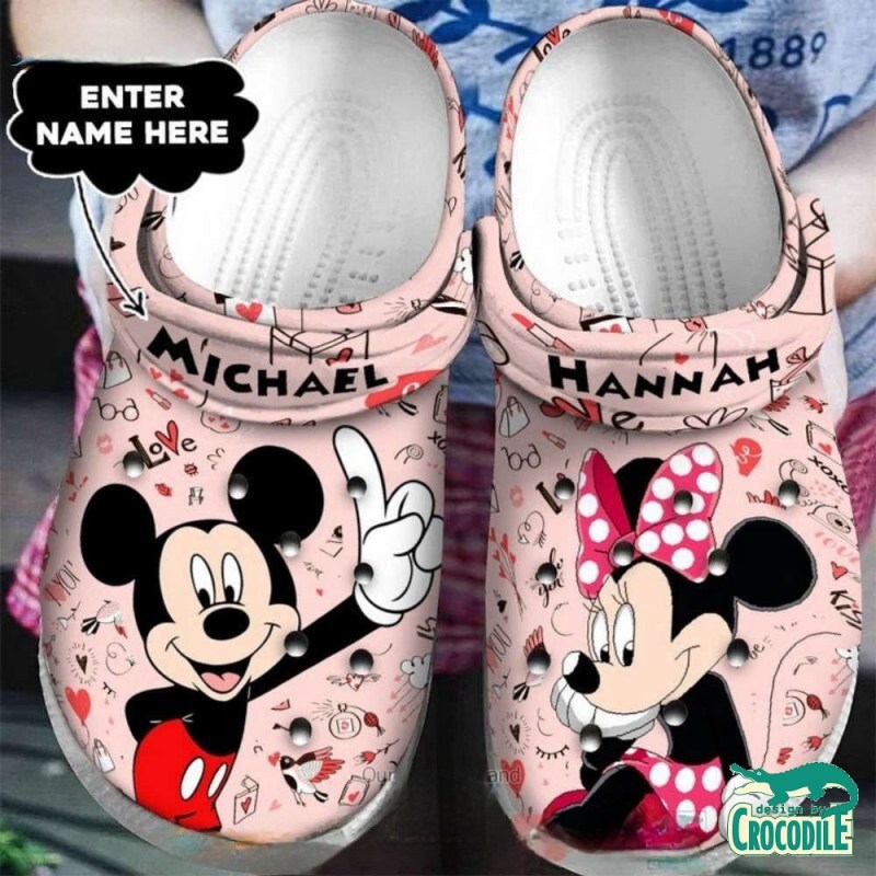 Footwearmerch Mickey And Minnie Mouse Cartoon Crocs Crocband Clogs Shoes Comfortable For Men Women And Kids W1aom.jpg