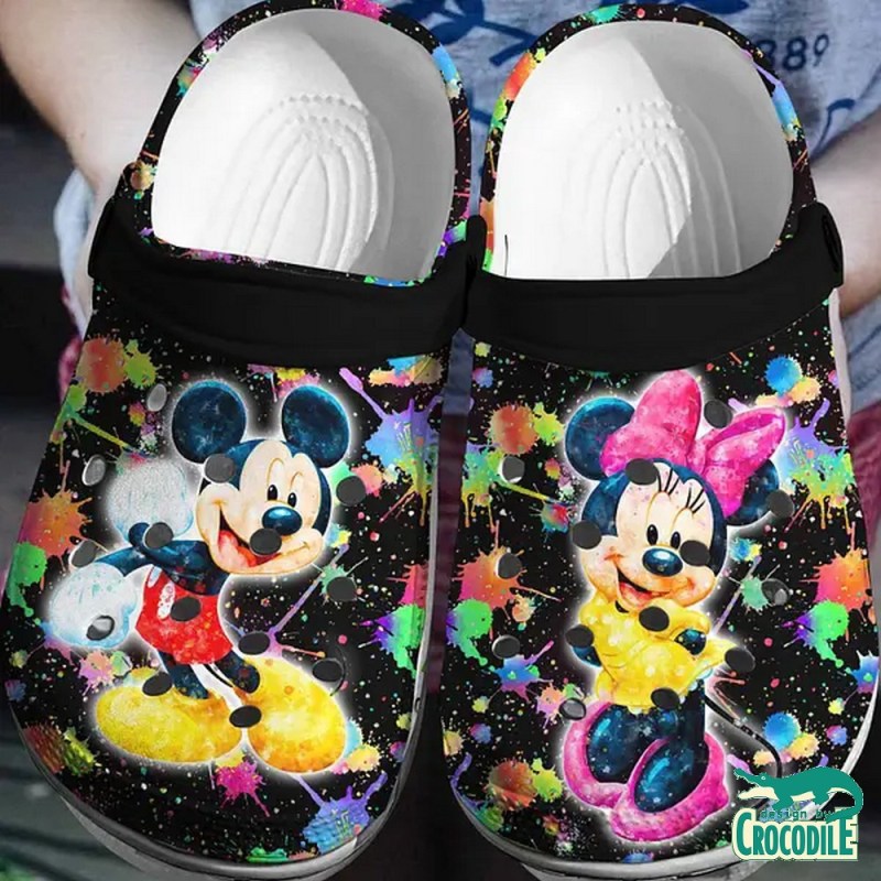 Footwearmerch Mickey And Minnie Mouse Cartoon Crocs Crocband Clogs Shoes Comfortable For Men Women And Kids W5vzi.jpg