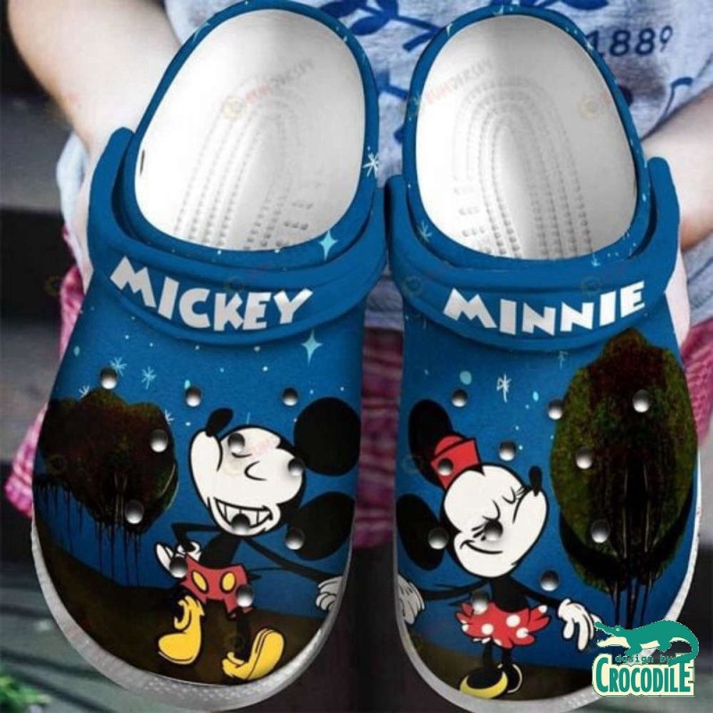 Footwearmerch Mickey And Minnie Mouse Cartoon Crocs Crocband Clogs Shoes Comfortable For Men Women And Kids Y46pt.jpg