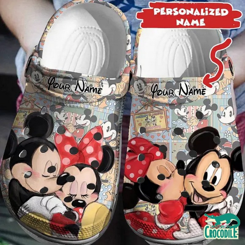 Footwearmerch Mickey And Minnie Mouse Cartoon Crocs Crocband Clogs Shoes Comfortable For Men Women And Kids Zjov9.jpg