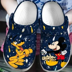 Footwearmerch Mickey Mouse And Pluto Cartoon Crocs Crocband Clogs Shoes Comfortable For Men Women And Kids 1jghw.jpg