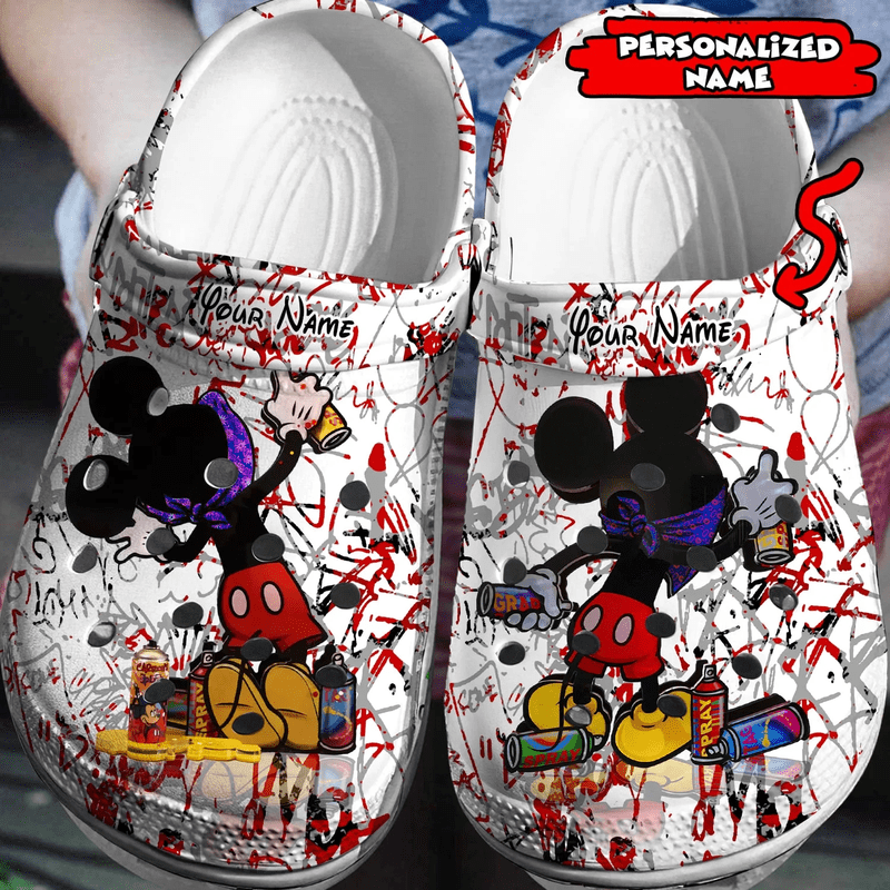 Footwearmerch Mickey Mouse Cartoon Crocs Crocband Clogs Shoes Comfortable For Men Women And Kids Yoajb.png