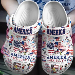 Footwearmerch Snoopy Independence Day Cartoon Crocs Crocband Clogs Shoes Comfortable For Men Women And Kids 8nvnv.jpeg