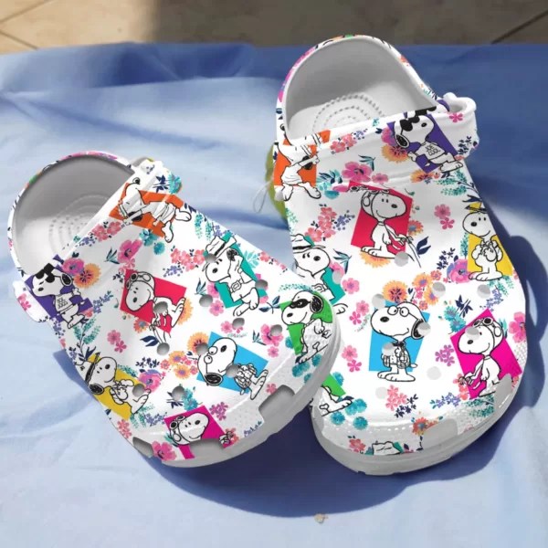 Footwearmerch Snoopy Peanuts Cartoon Crocs Crocband Clogs Shoes Comfortable For Men Women And Kids 73q6f.webp