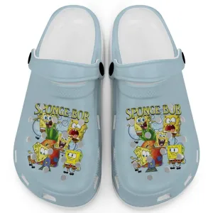 Footwearmerch Spongebob Squarepants Cartoon Charm Bray Crocs Crocband Clogs Shoes Comfortable For Men Women And Kids Nga2f.jpg