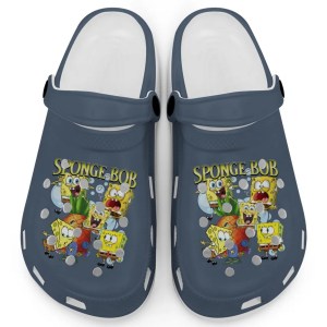 Footwearmerch Spongebob Squarepants Cartoon Denim Crocs Crocband Clogs Shoes Comfortable For Men Women And Kids Mdyas.jpg