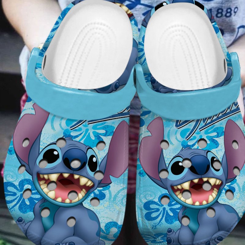 Footwearmerch Stitch Cartoon Crocs Crocband Clogs Shoes Comfortable For Men Women And Kids Potof.jpg