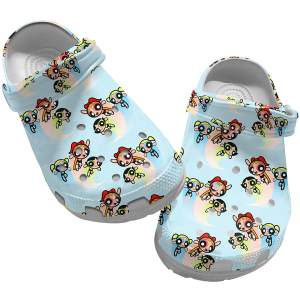 Footwearmerch The Powerpuff Girls Cartoon Crocs Crocband Clogs Shoes Comfortable For Men Women And Kids Gfbl7.png