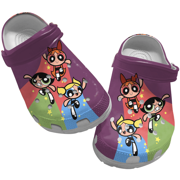 Footwearmerch The Powerpuff Girls Cartoon Crocs Crocband Clogs Shoes Comfortable For Men Women And Kids Rmfey.png