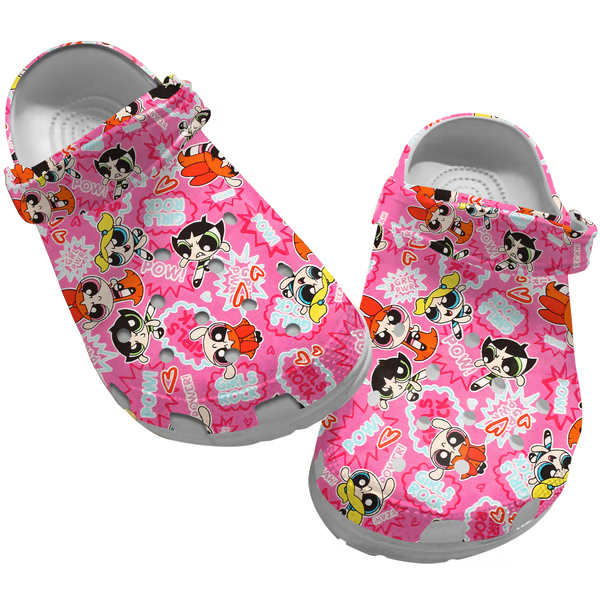 Footwearmerch The Powerpuff Girls Cartoon Crocs Crocband Clogs Shoes Comfortable For Men Women And Kids Zuef4.png