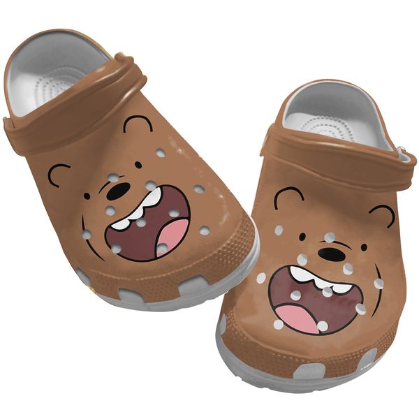 Footwearmerch We Bare Bears Cartoon Crocs Crocband Clogs Shoes Comfortable For Men Women And Kids Losny.png